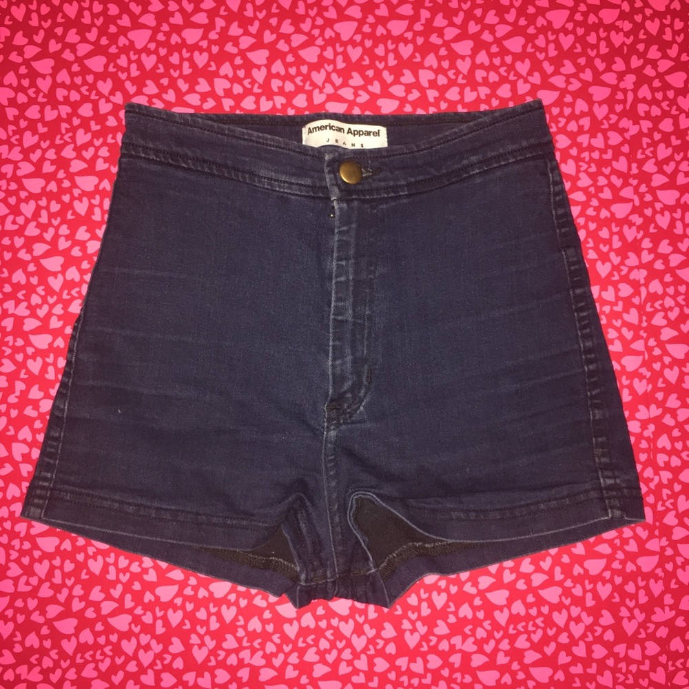 American apparel high waisted shorts